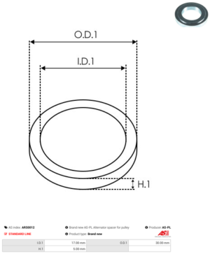 Vis/Ecrou ARS0012