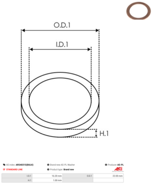 Vis/Ecrou ARS4031S(BULK)