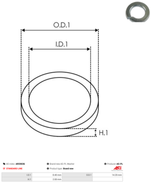 Vis/Ecrou ARS9036