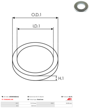 Vis/Ecrou ARS9039(BULK)