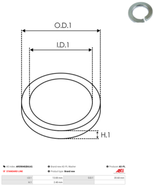 Vis/Ecrou ARS9040(BULK)
