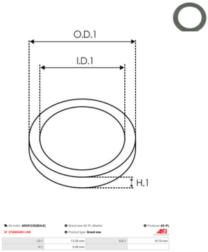 Vis/Ecrou ARS9123S(BULK)