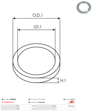 Vis/Ecrou ARS9080S