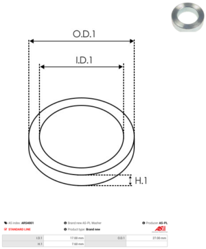 Vis/Ecrou ARS4001