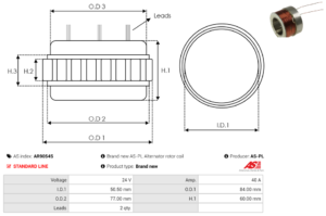 Rotor alternateur AR9054S