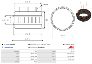 Stator alternateur AS0058P