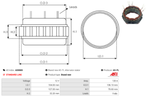 Stator alternateur AS0065