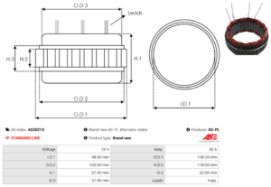 Stator alternateur AS2021S