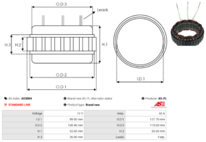 Stator alternateur AS3004