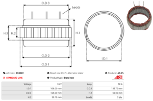 Stator alternateur AS3022