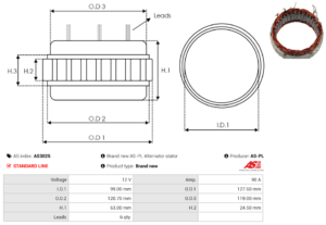 Stator alternateur AS3025