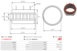 Stator alternateur AS3026