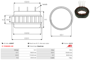 Stator alternateur AS3027