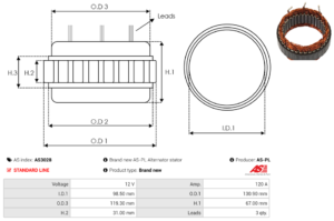 Stator alternateur AS3028