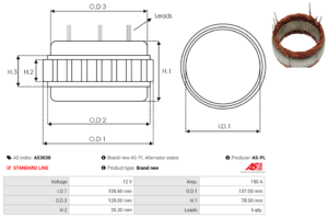 Stator alternateur AS3030