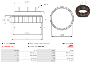 Stator alternateur AS5070S