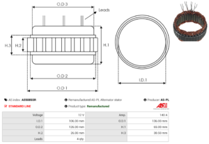 Stator alternateur AS5085SR