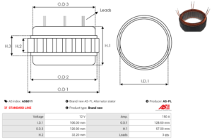Stator alternateur AS6011
