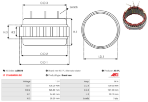 Stator alternateur AS5029