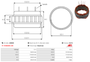 Stator alternateur AS5032