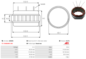 Stator alternateur AS5035