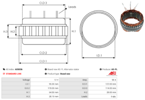 Stator alternateur AS5036