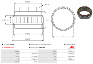Stator alternateur AS5042