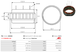 Stator alternateur AS5046S