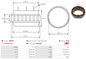 Stator alternateur AS5047S
