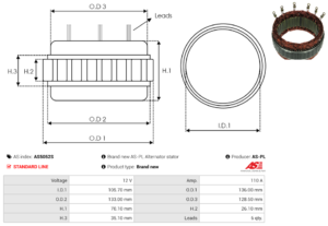 Stator alternateur AS5052S