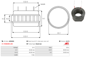 Rotor alternateur AR5050S