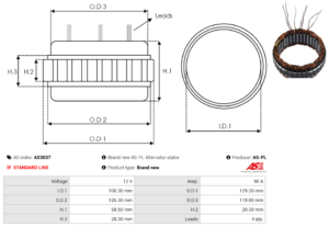 Stator alternateur AS3037