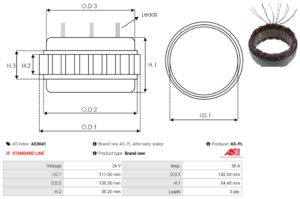 Stator alternateur AS3041