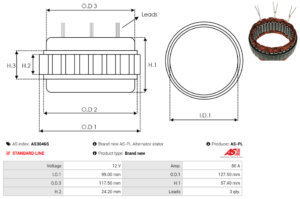 Stator alternateur AS3046S