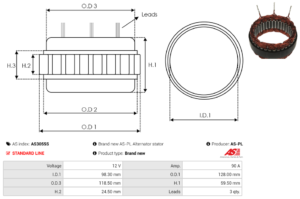 Stator alternateur AS3055S
