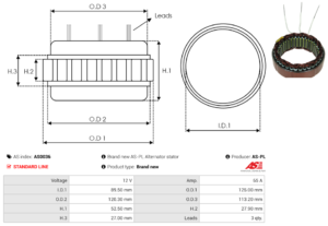 Stator alternateur AS0036