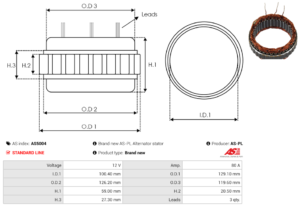 Stator alternateur AS5004