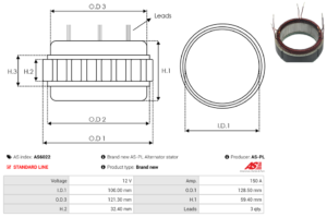 Stator alternateur AS6022
