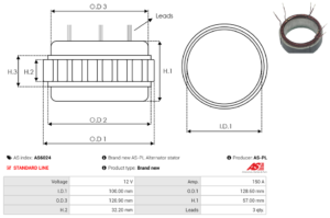 Stator alternateur AS6024