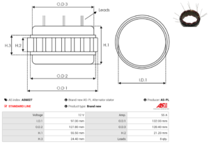 Stator alternateur AS6027