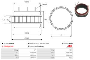 Stator alternateur AS6029