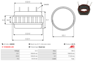 Stator alternateur AS6030