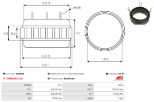 Stator alternateur AS6038