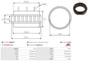Stator alternateur AS6041S