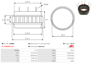 Stator alternateur AS9002