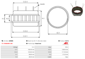 Stator alternateur AS9005