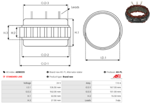 Stator alternateur AS9022S