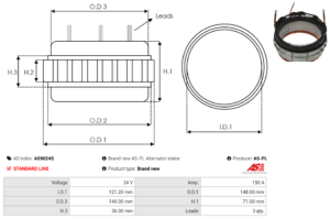 Stator alternateur AS9024S