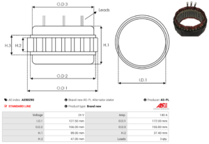 Stator alternateur AS9029S