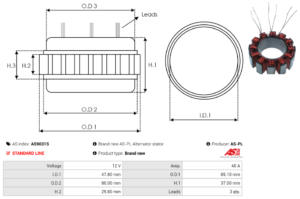 Stator alternateur AS9031S